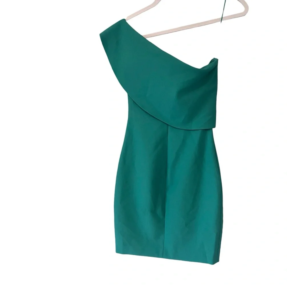 Revolve X Likely Driggs Strapless/One Shoulder Mini Dress, Sz 0 - Picture 3 of 16